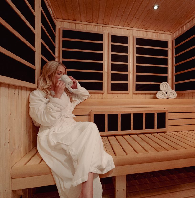 tea in the sauna